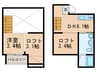 セジョリシュシュ 1DKの間取り