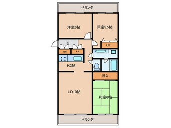 間取図 グランドメゾン本山（B-5）