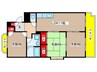 ＧＡＲＤＥＮ　ＨＩＬＬＳ 3LDKの間取り