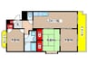 ＧＡＲＤＥＮ　ＨＩＬＬＳ 3LDKの間取り