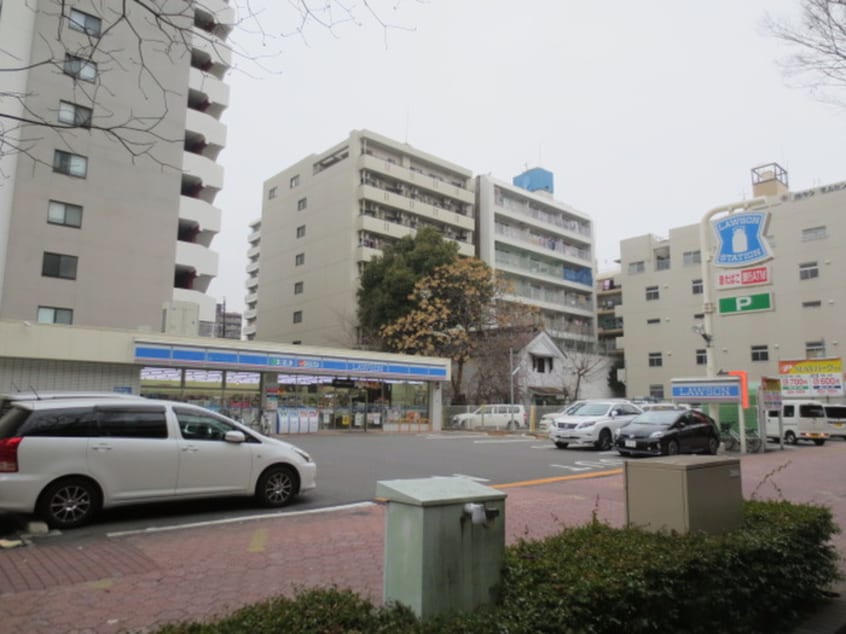 ローソン中区瓦町店(コンビニ)まで109m プレサンス栄フレイヤ(502)