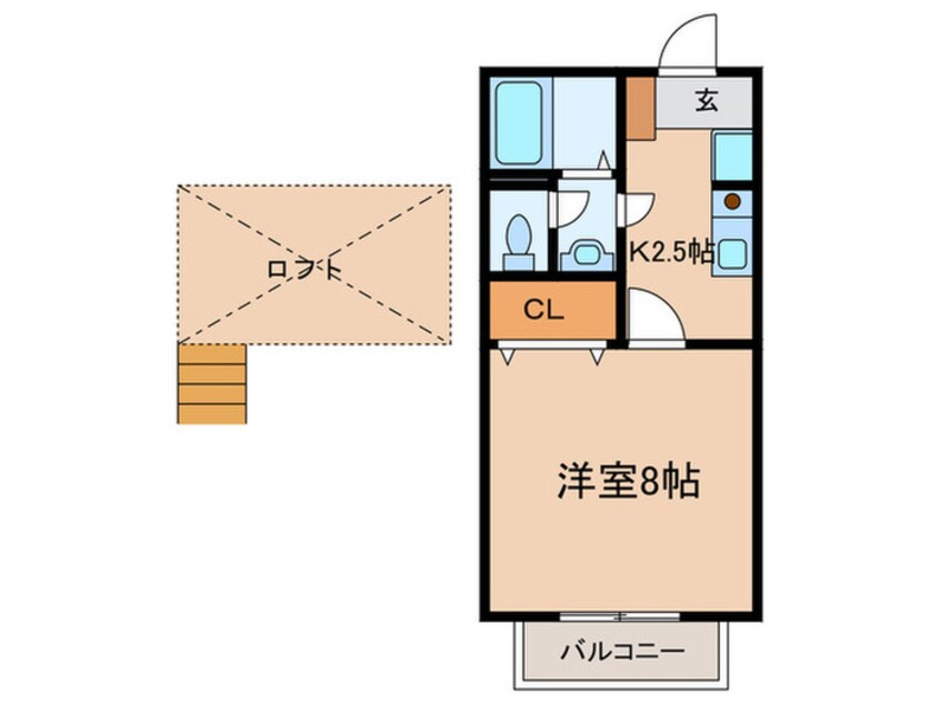 間取図 ソレイユ春日井