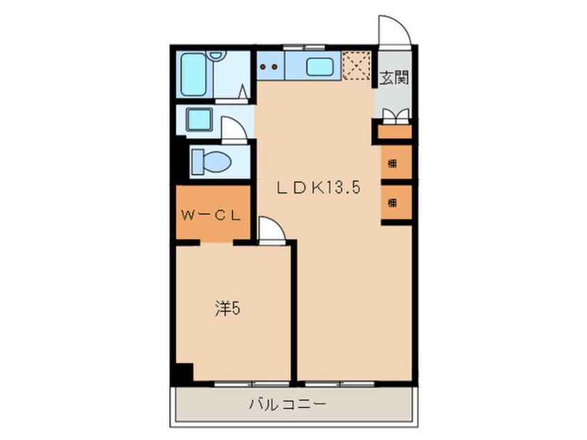 間取図 ニュ－幸田プラザ