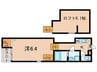 ハーモニーテラス八番Ⅱ 1Kの間取り