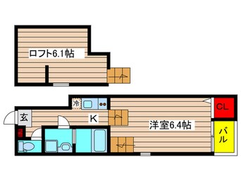 間取図 ハーモニーテラス八番Ⅱ