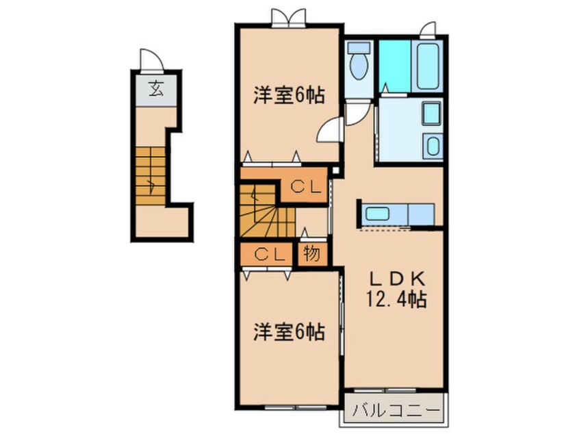 間取図 フォルッシュドライⅡ