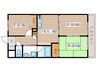 アビリティ－２弥生 3DKの間取り
