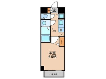 間取図 ﾌﾟﾚｻﾝｽ丸の内ﾚｼﾞﾃﾞﾝｽⅢ(1302)