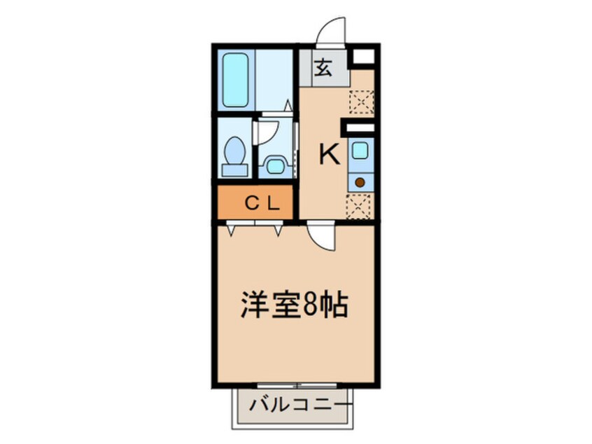 間取図 ソレイユ山の手