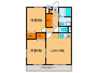 間取図 アンプル－ルリ－ブル神楽山