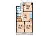 藤和マンション 3DKの間取り
