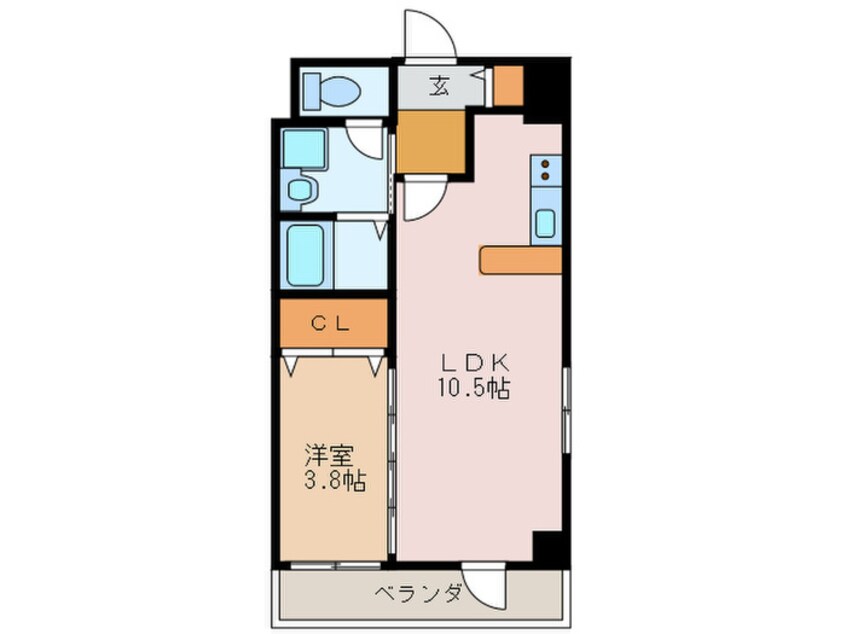 間取図 フォルクランド那古野