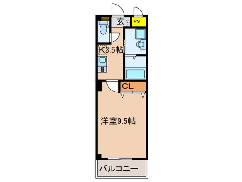 間取図 ロイヤルコ－ト天王