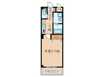 間取図 ロイヤルコ－ト天王