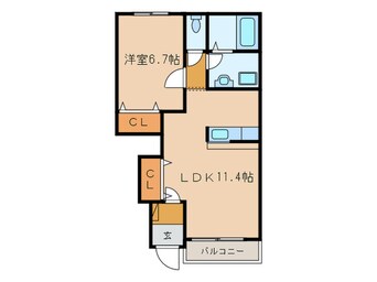 間取図 イーストパークN