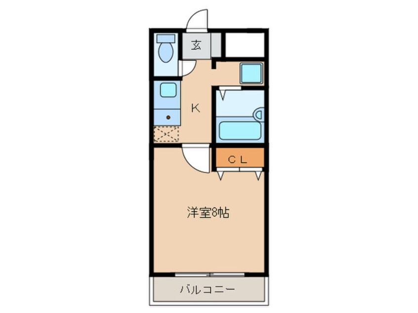 間取図 プレズ名古屋田代Ⅱ