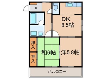 間取図 サンパレス尾崎