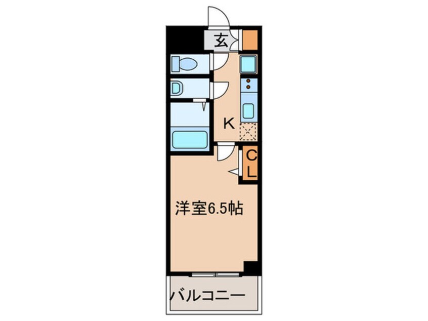 間取図 ﾌｧｽﾃｰﾄ名古屋駅前ﾄﾞﾘｰﾑ(1405)