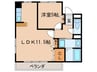 アルモニー 1LDKの間取り
