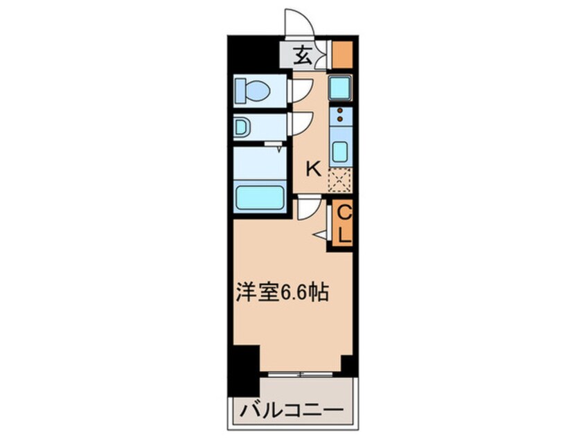 間取図 ﾌｧｽﾃｰﾄ名古屋駅前ﾄﾞﾘｰﾑ(304)