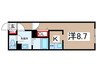 Ｇ　ＶＩＶＲＥ　御器所 1Kの間取り
