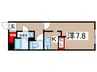 Ｇ　ＶＩＶＲＥ　御器所 1Kの間取り