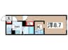 Ｇ　ＶＩＶＲＥ　御器所 1Kの間取り