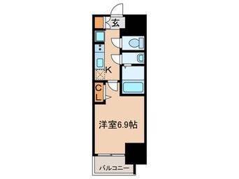 間取図 ﾌｧｽﾃｰﾄ名古屋駅前ﾄﾞﾘｰﾑ(406)