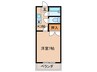 ﾕｰﾊｳｽ 1Kの間取り