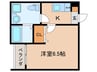 メイクスR高畑 1Kの間取り