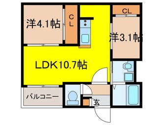 間取図 REGALEST 伝馬町