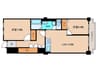那古野ビル南館（902） 2LDKの間取り