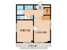 富士レイホ－ビル第５ 1LDKの間取り