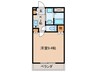 ステ－ションハイツ 1Kの間取り