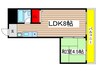 プチメゾン金山 1LDKの間取り