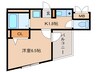 グランフォ－ト那古野 1Kの間取り