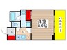 ローレルタワー名古屋栄 1Kの間取り