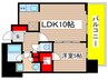 ローレルタワー名古屋栄 1LDKの間取り