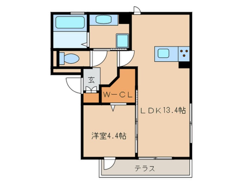 間取図 ファミールカルミア