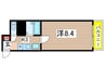 LIFE壱番館 1Kの間取り