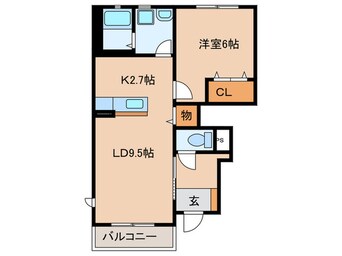 間取図 ソレイユ二重堀Ｂ棟