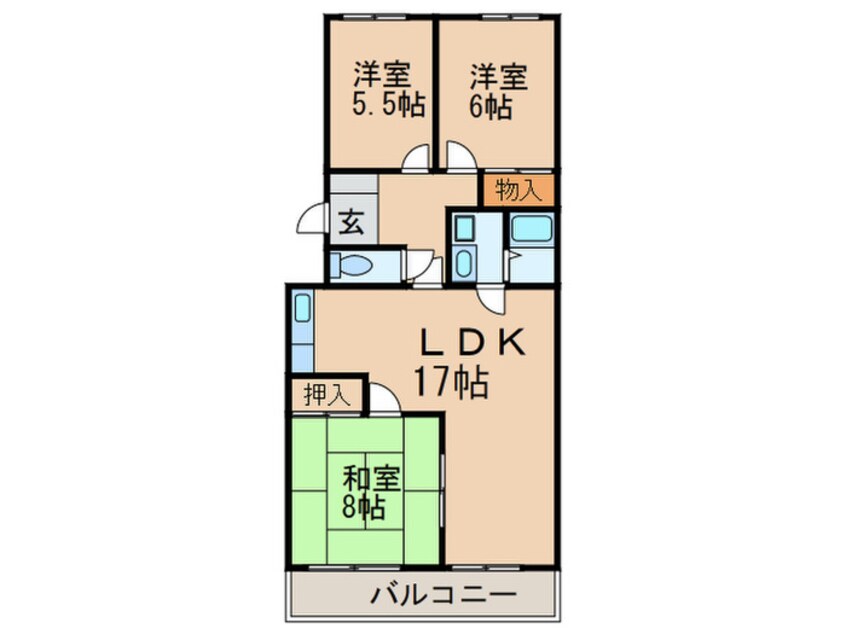 間取図 Ｌｅ・Ｐｏｒｔ