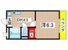 ロマンジェ 1DKの間取り