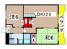 エクセル石仏 2LDKの間取り