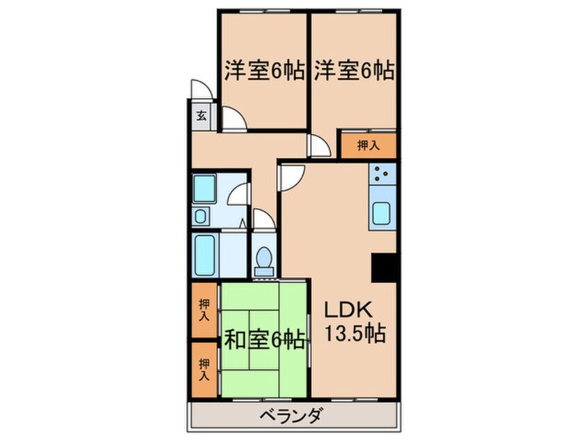 間取図 望が丘ビル