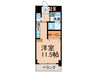 Ｃａｓｏｎｅ　ａｓｓｏ 1Rの間取り