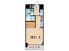 Ｃａｓｏｎｅ　ａｓｓｏ 1Rの間取り