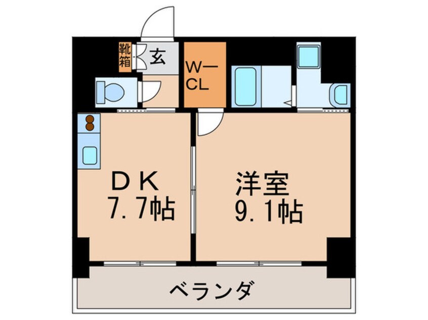 間取図 Ｃａｓｏｎｅ　ａｓｓｏ