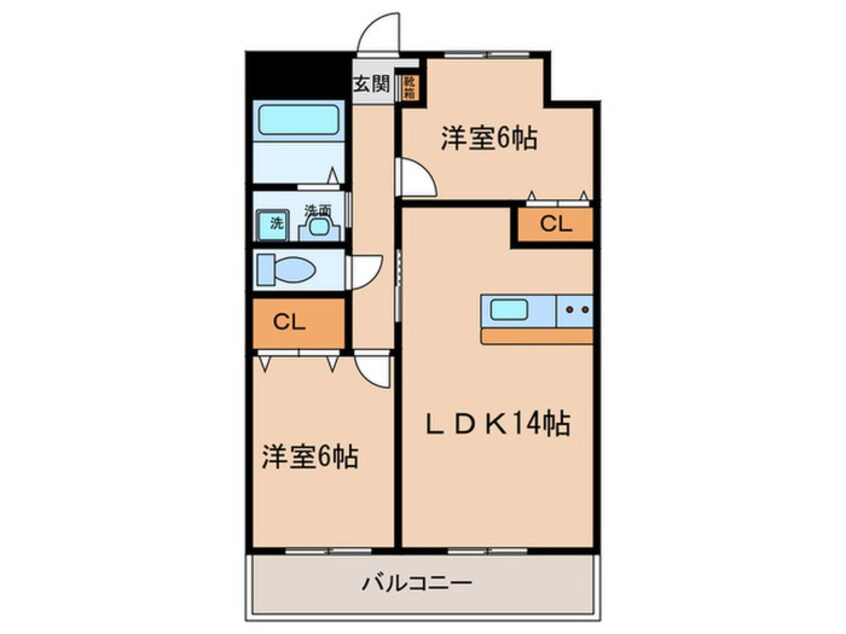 間取図 アフロディ－テ