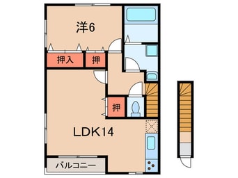 間取図 ｱﾝﾌﾟﾙ-ﾙ　ﾘ-ﾌﾞﾙ　QUATRE